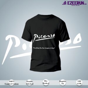 Picasso T-Shirt For Men (Black)