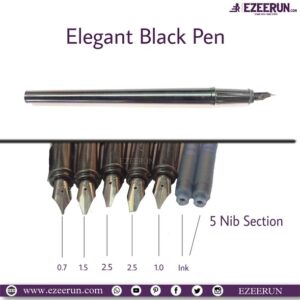 Calligraphy Pen Set with 5 Nib Details