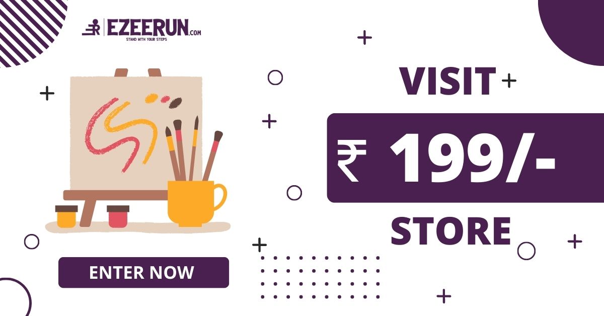 visit 199/-INR store for art and craft supplies in ezeerun.com