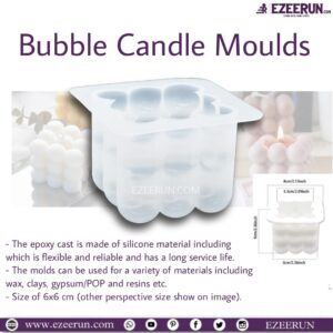 New Bubble Candle Silicon Moulds